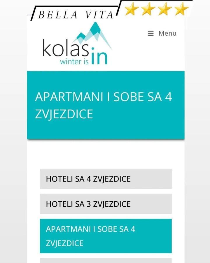 Apartman Bella Vita Kolašin Buitenkant foto